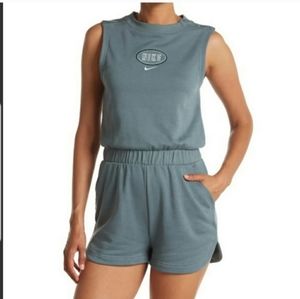 NWT Nike Sportswear Hasta Green Varsity Sleeveless Romper Size 1x